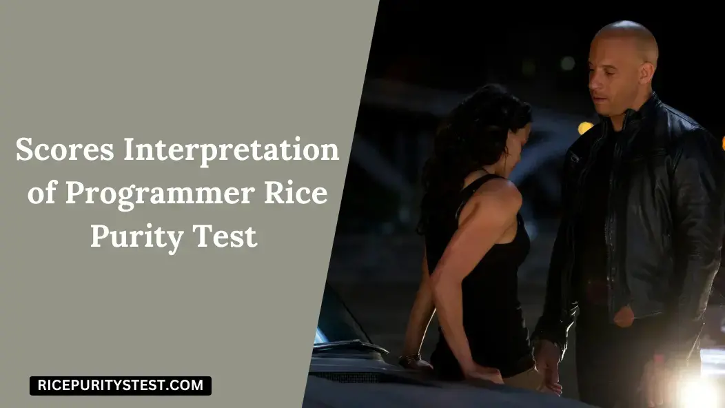 Scores Interpretation of Programmer Rice Purity Test
